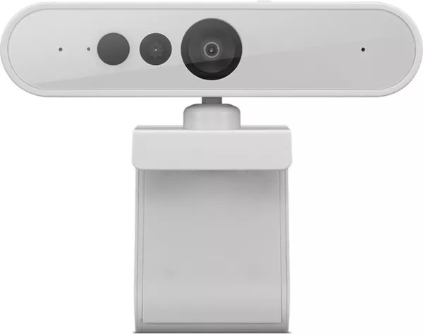 Lenovo HD 1080p Webcam (510 FHD) - Monitor Camera with 4X Digital Zoom, 95° Wide Angle, 360° Rotation Pan & Tilt - Desktop Cam with Dual Microphones & Windows Hello for Livestreaming & Conferences, New
