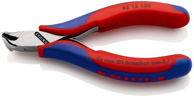 Pince coupante oblique pour l'électronique Knipex (62 12 120)