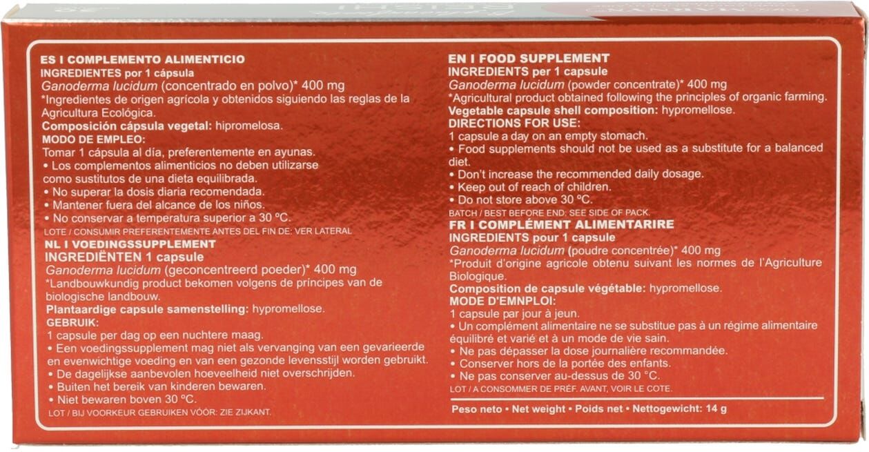 Marnys B-glucanforte Reishi BIO 30 caps