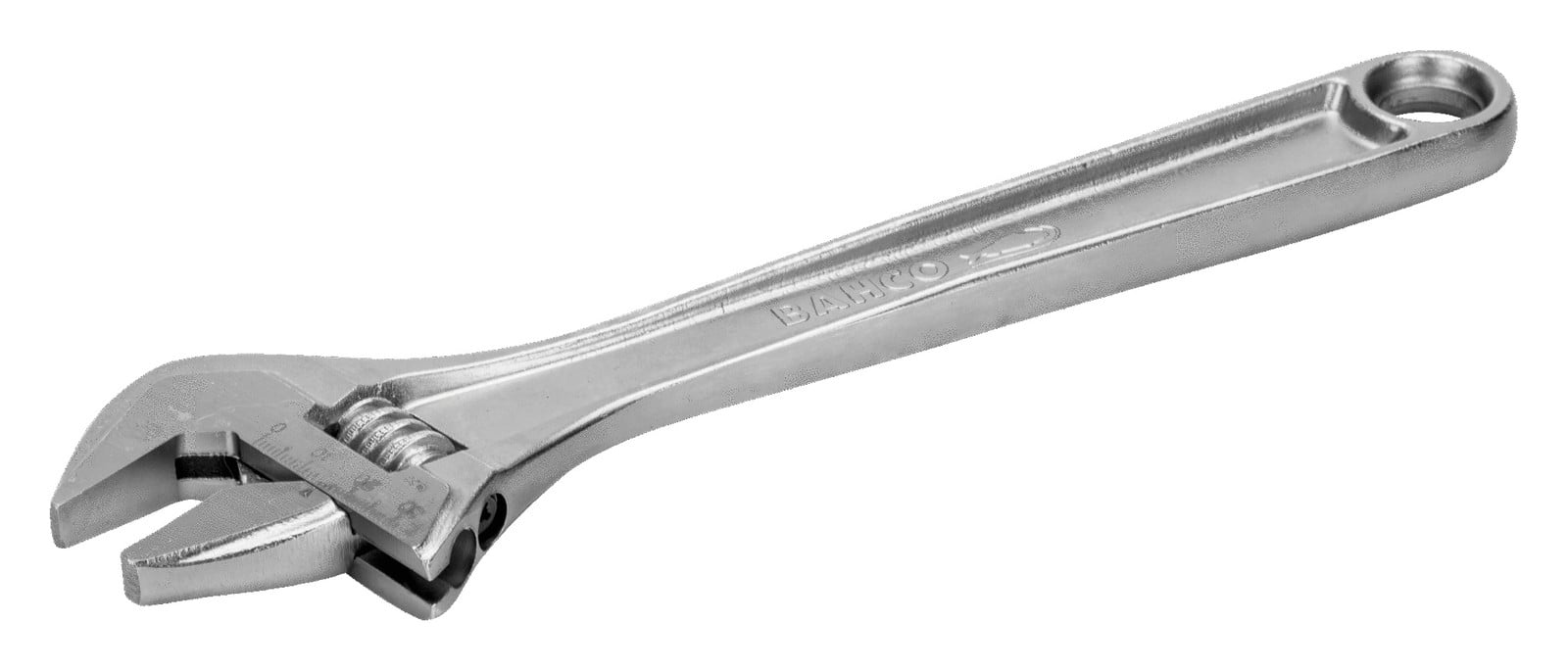 Bahco standaard rollenmoersleutel 44 mm met centrale moer verchroomd 380 mm