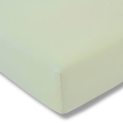 Bettlaken ESTELLA "Feinjersey", grün (verde), B:100cm L:200cm, Jersey, Obermaterial: 100% Baumwolle, Bettlaken, Bettlaken, Rundumgummi