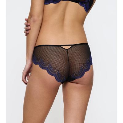 Slip TRIUMPH "Comfort Glam Hipster", Damen, Gr. 44, Spitze, schwarz, Spitze, Obermaterial: 80% Polyamid, 20% Polyester, körpernah, Unterhosen Slip, raffinierte Spitze