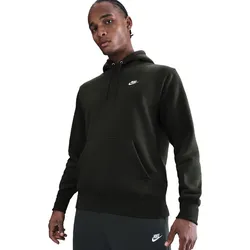 NIKE Club Fleece-Hoodie Herren 355 - sequoia/sequoia/white 3XL
