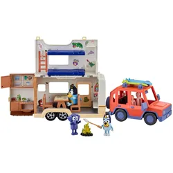 Bluey Family cruiser & Caravan playset