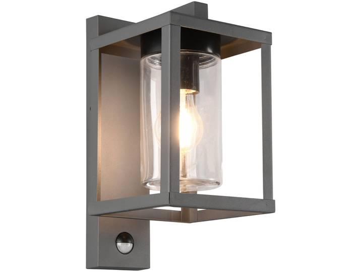 Wandlampe aussen Lungo anthrazit Aluminium-Druckguss B 16 cm IP44
