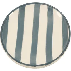 Lido Tellerchen 13 cm gestreift grau