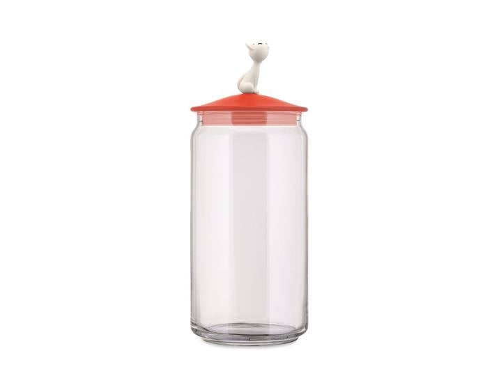 Alessi - Bocal hermétique Animaux - Orange - Résine thermoplastique - Designer Miriam Mirri