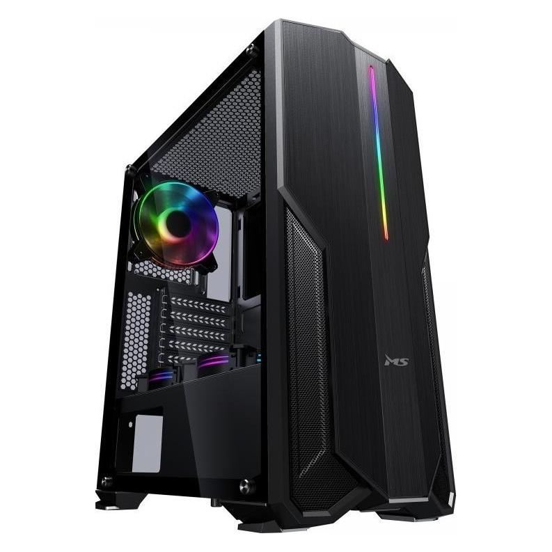 MS Industrial PC Gaming Case Fight Er V310 Black (ATX) (MSC10008)