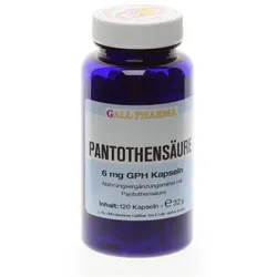 Pantothensäure 6mg Gph Kapseln 120 ST