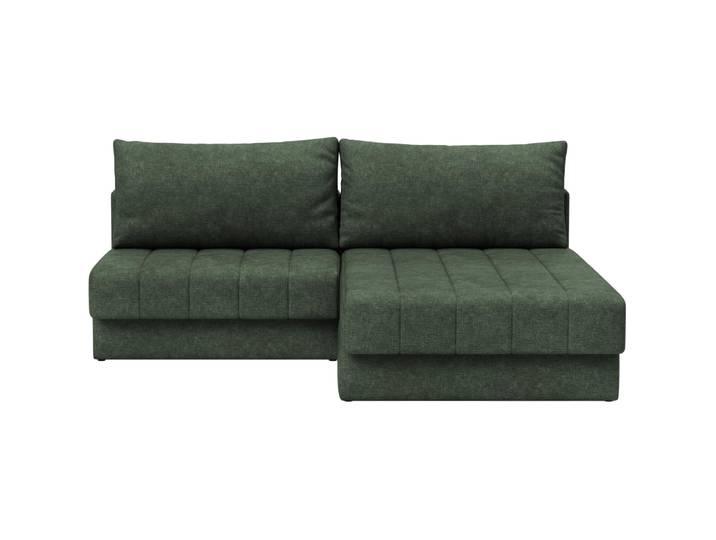 Bettsofa Akello grün Stoff B 200 T 74 cm Ausklappbar - Bettsofa