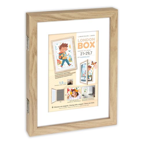 ZEP London Box Natural MRN82 Holz Rahmen Innenmaß 14x21,5cm