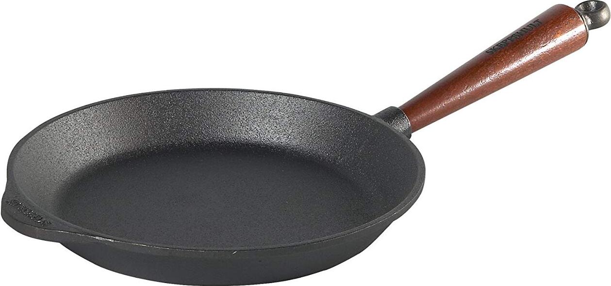 Skeppshult FRY PAN 0240T Bratpfanne, 24 cm max. Durchmesser, Gusseisen/Gussaluminium, Induktionsherd-geeignet