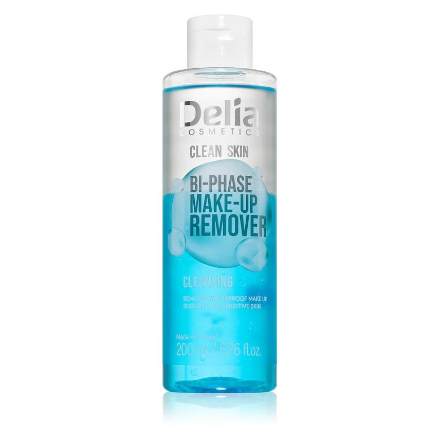 Delia Cosmetics Clean Skin - Bi-Phase Makeup Remover For Face And Eye Contour (Make-Up Entferner, 200 ml) (54945464)