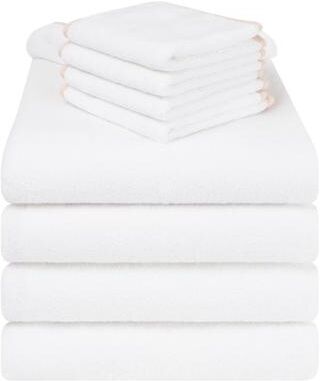 American Soft Linen Turkish Baby Toddler Hooded Bath Towel Set, 100% Cotton Soft Fluffy Baby Toddler Hooded After Shower Towels
