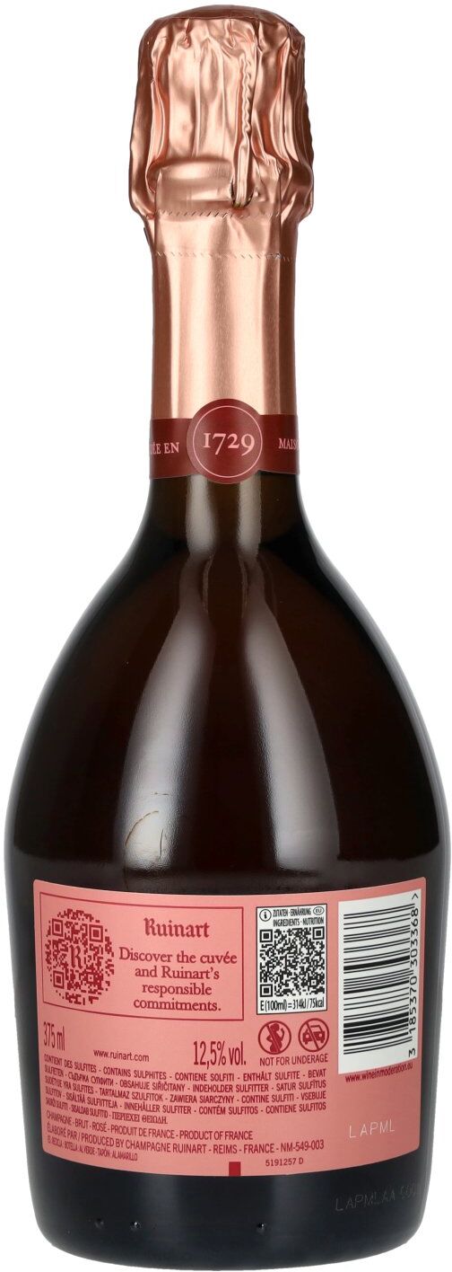 Ruinart Champagne Rosé Brut 12,5% Vol. 0,375l