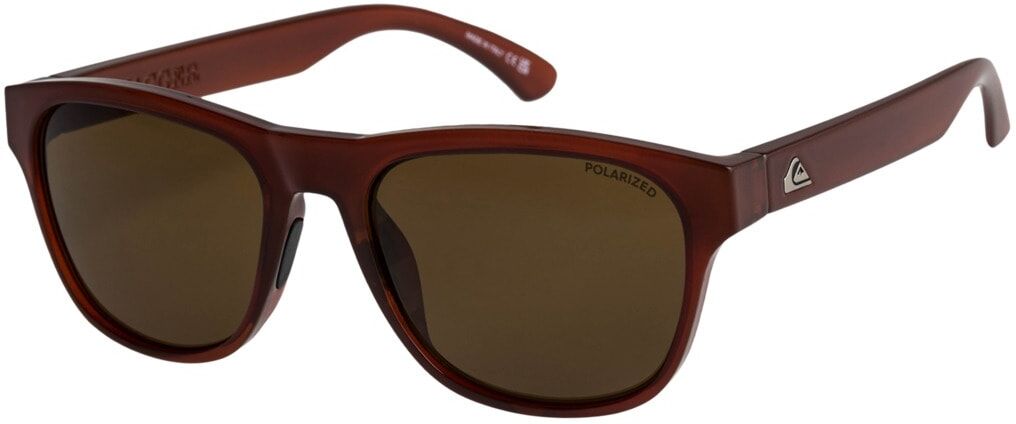 Sonnenbrille QUIKSILVER "Tagger Polarized", Herren, grau (stone, braun plz), Sonnenbrillen Sonnenbrille stone, braun plz Einheitsgröße