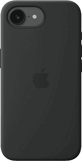 Apple Funda de silicona con MagSafe para el iPhone 17e, Compatible correa Crossbody, Negro