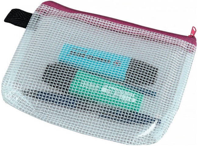 Pochette avec fermeture Eichner L130xL180mm avec fermeture éclair violette (9218-03273)