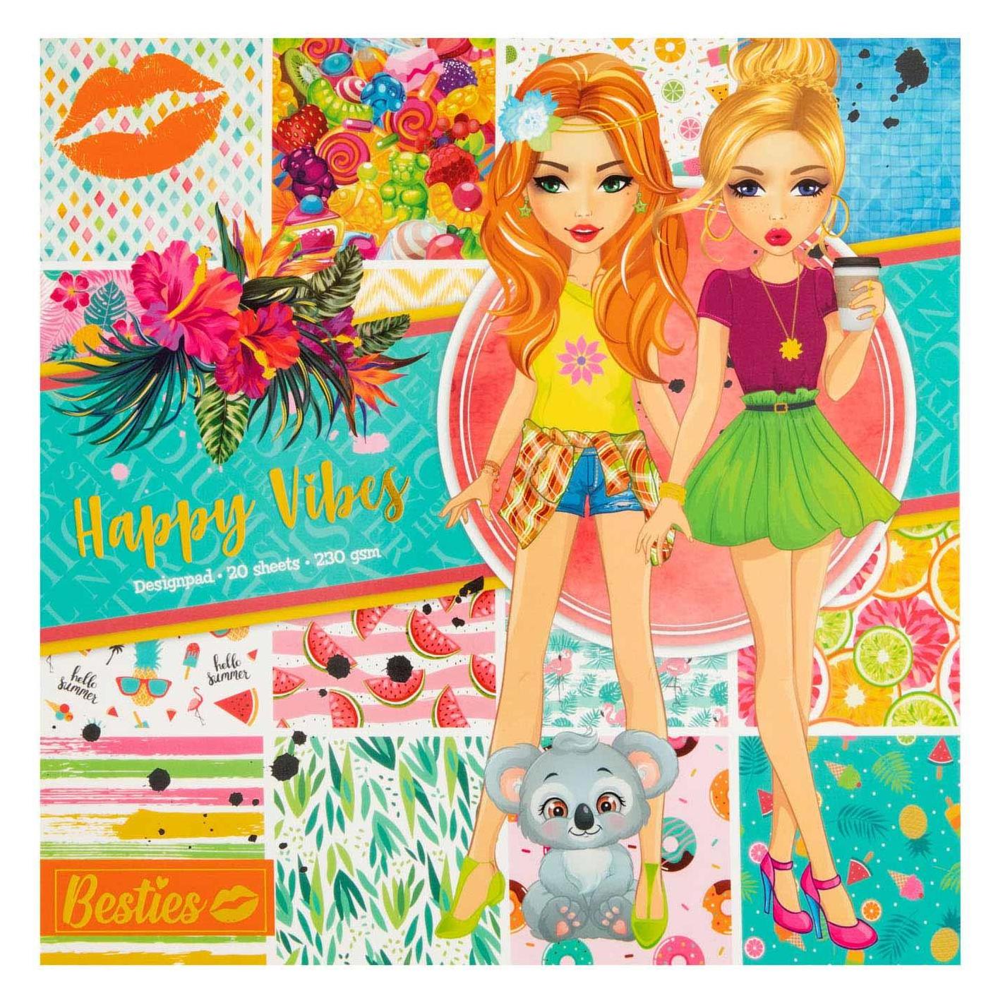 Creative Craft Group Designblock Happy Vibes, 20 Blatt (140006)