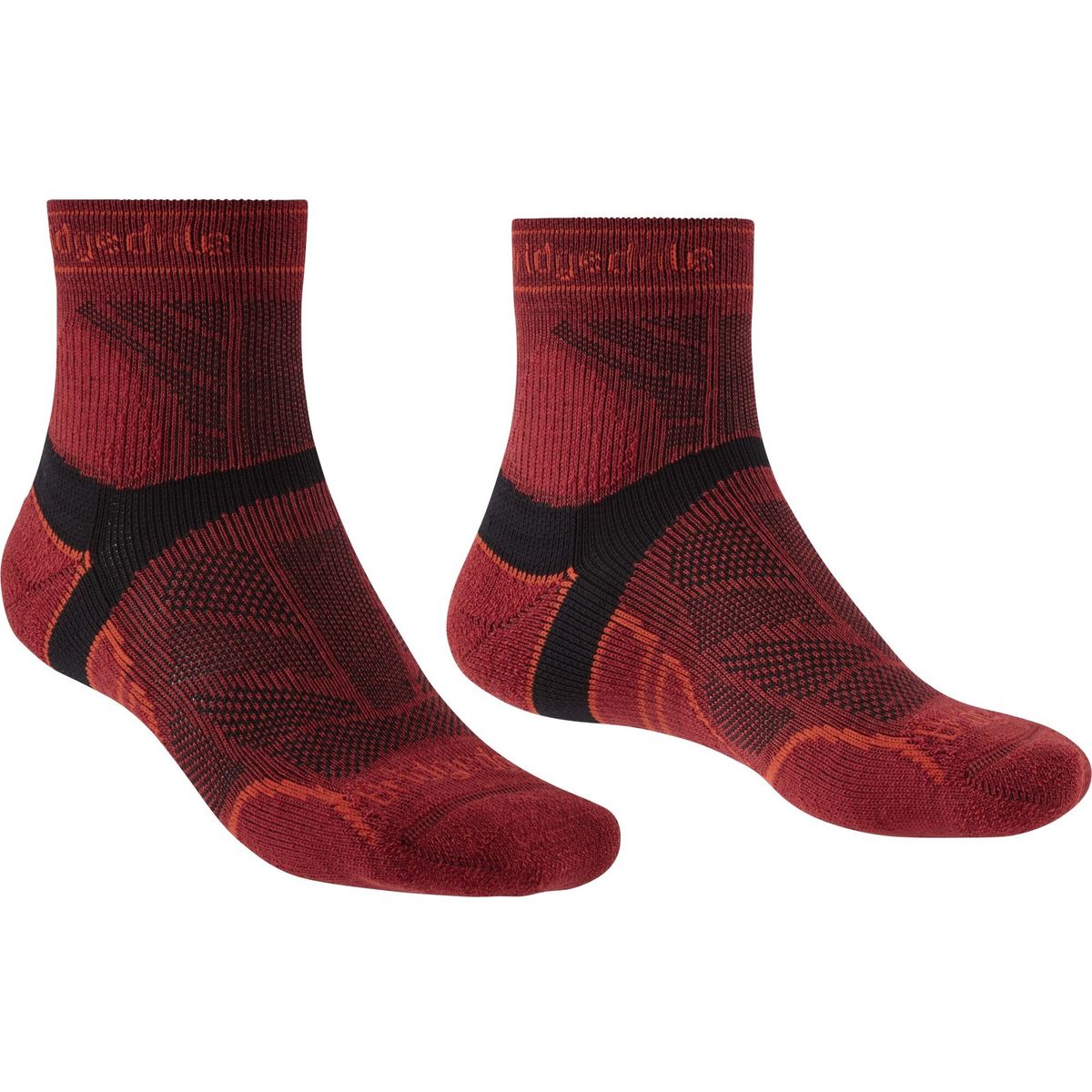 Bridgedale Trail Run Lightweight T2 Merino Sport ¾ Crew red (325) M 710199-325-M