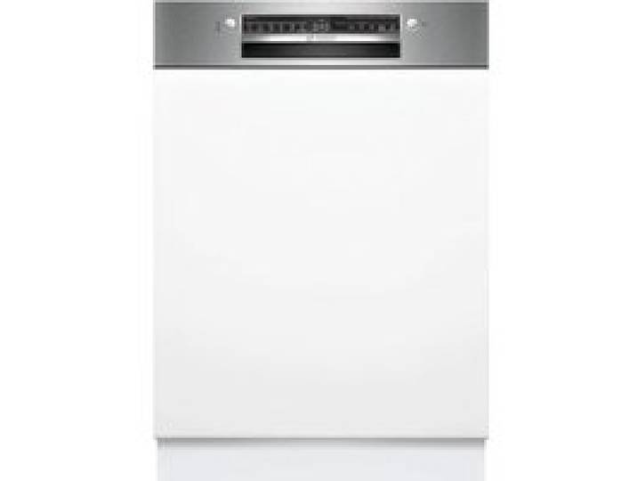 Bosch Lave-vaisselle 60cm 12 couverts 46db intégrable avec bandeau acier brossé - SMI2ITS67E