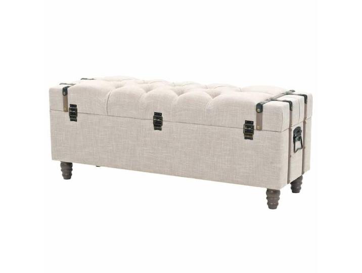 Neuf& 9413 Meuble d'entrée Couloir - VIDAXL - CHIC - Ensemble de bancs de rangement 3 pcs Bois massif et acier27.9 kg