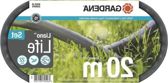 Groene flexibele textielslang voor tuinonderhoud - 20 meter