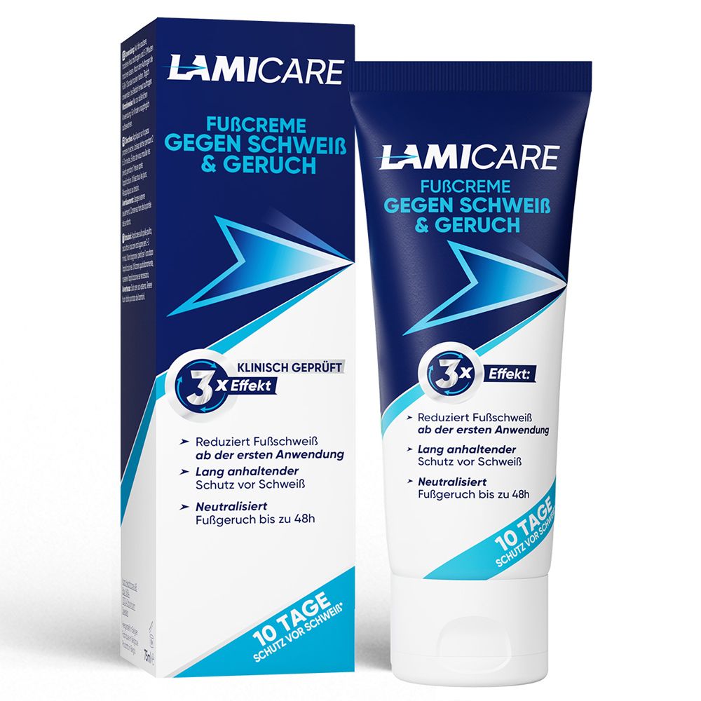 Lamicare Fußcreme gegen Schweiß & Geruch 75 ml Creme