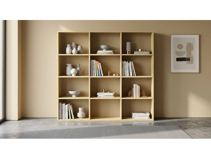 Pickawood™ Massivholzregal nach Maß Kiefer Natur geölt