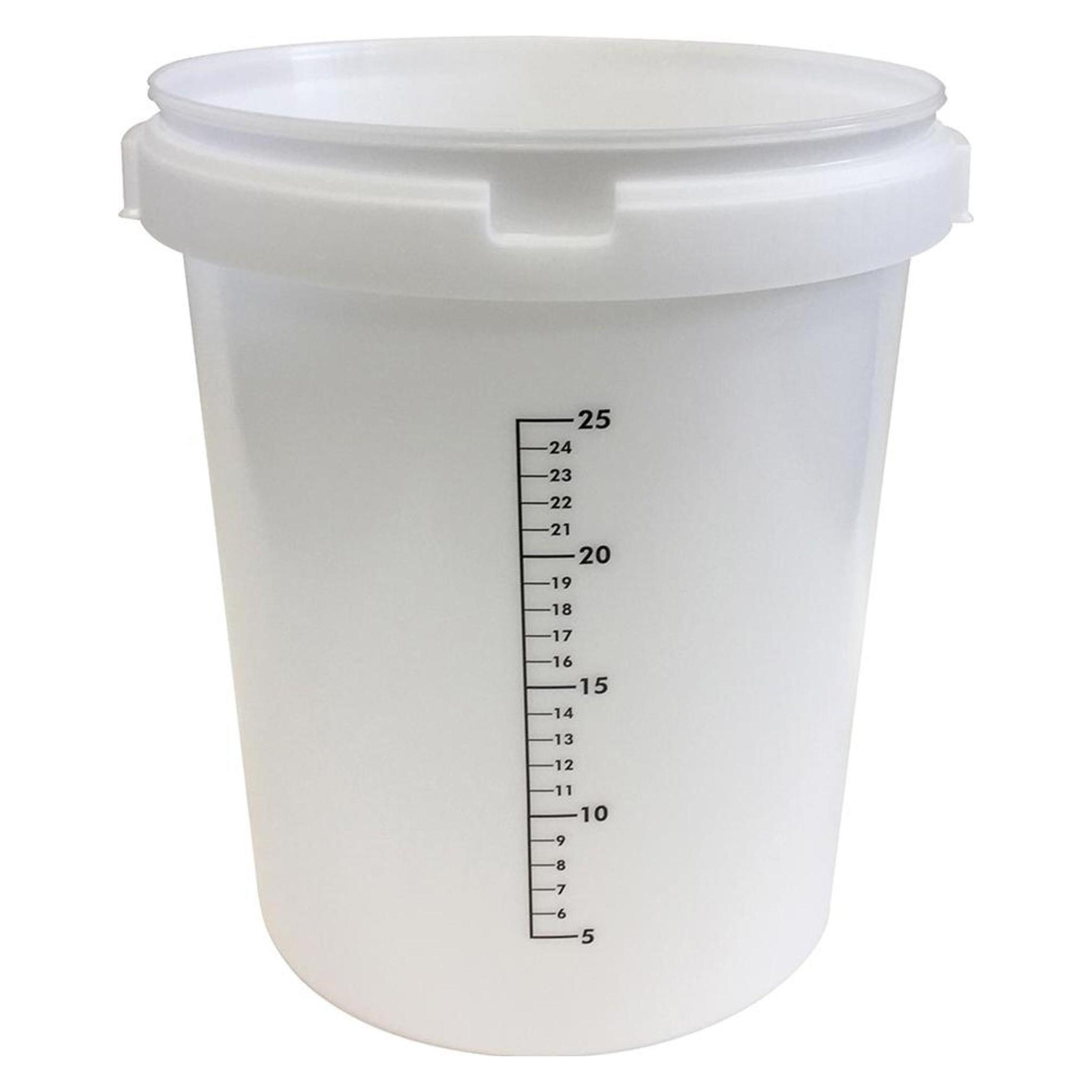 HP Autozubehör Anrühreimer GRIPLINE-O 30 l 25 Liter-Skala weiss (KUI00300-1101)