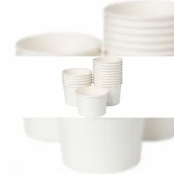 DeinPack 1000 Eisbecher weiß unbedruckt 240 ml rund