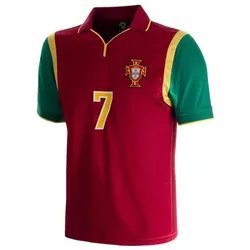 Copa Football, Herren, Fussballtrikot, Portugal 1998 Retro Trikot (XL), Rot, Grün, Mehrfarbig, Gelb