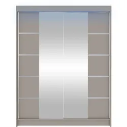 SCHWEBETÜRENSCHRANK Camino V mit RGB LED Beleuchtung