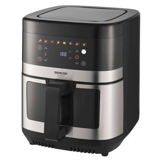 Sencor SFR 9100SS Heissluftfritteuse mit 2 Heizelementen, 9 l, 2000 W (9 l) (71689391)