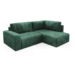 ECKSOFA Angela 4 Sitzplätze Tannengrün