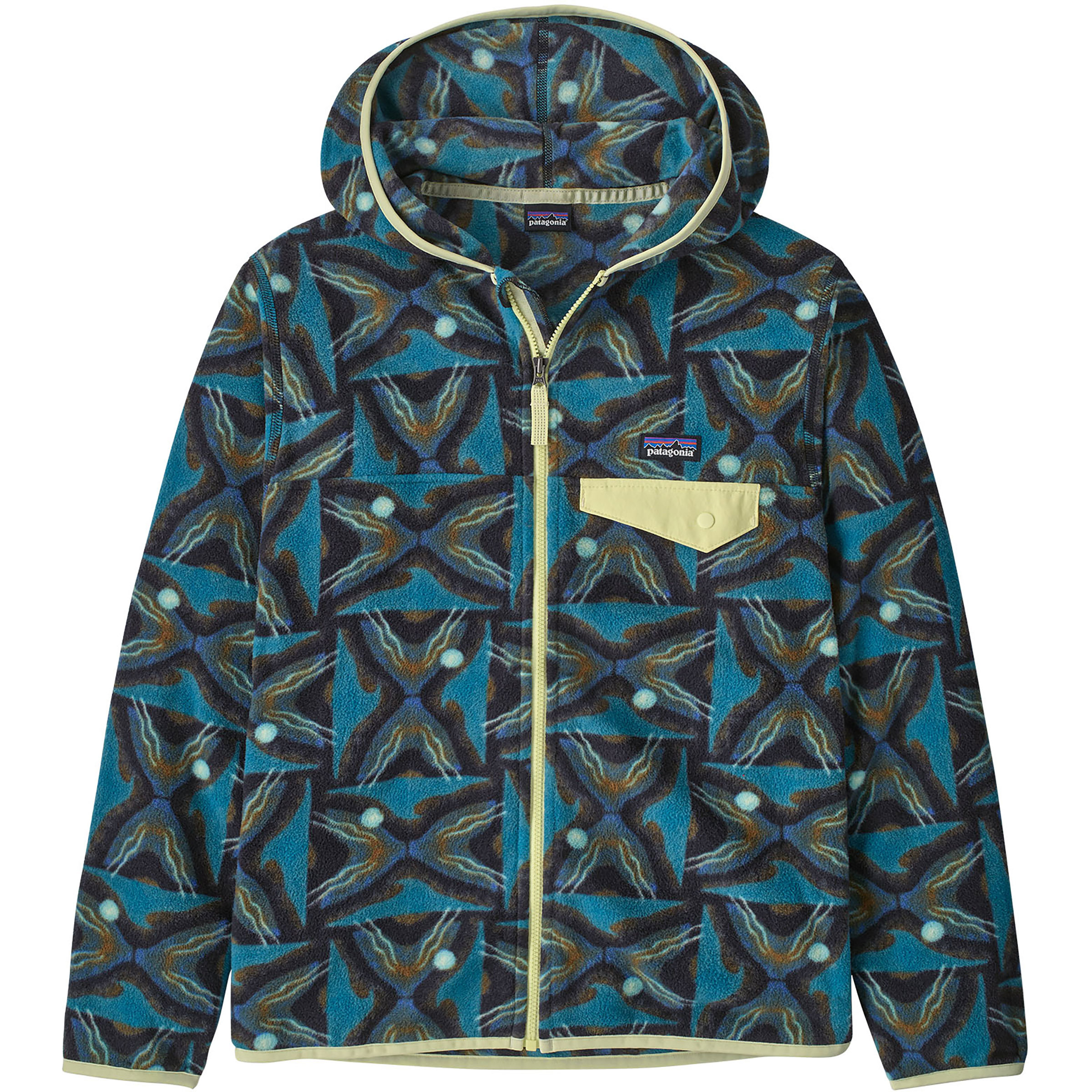 Patagonia Micro D Snap-T Kinder Fleecejacke blau Größe 156 Trekking Atmungsaktiv
