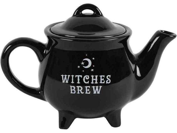 Something Different - Witches Brew Ceramic Theepot - Zwart