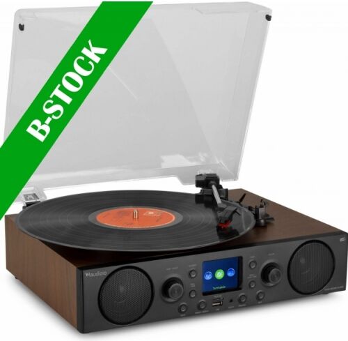 Tulsa Audio Centre with Record Player DAB+ Radio "B-STOCK" TILBUD NU