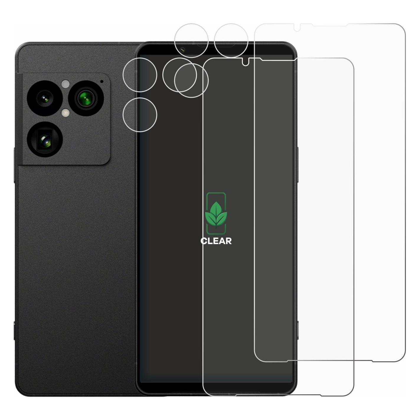 ScreenLeaf Schutzfolie für Sony Xperia 1 VIII (Display+Kamera) Displayschutz Display Schutz Folie Klar (2 Stk., Sony Xperia 1 VII) (6163409)