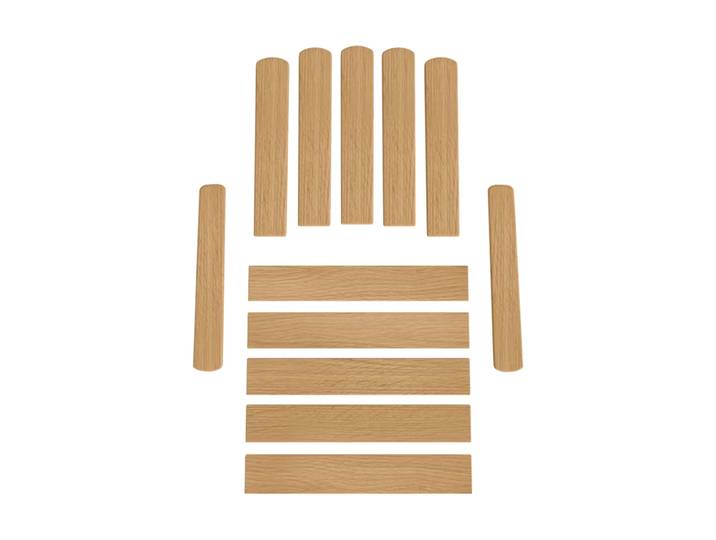 Grythyttan Stålmöbler Kit de bois A2 Chêne non traité, 45 cm (1964-)