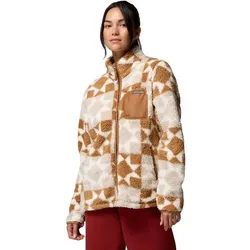 COLUMBIA Damen Rollkragen West Bend Print Full Zip II, Größe S in Braun Braun