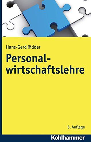 Hans-Gerd Ridder - Personalwirtschaftslehre - Preis vom 09.10.2026 07:28:09 h