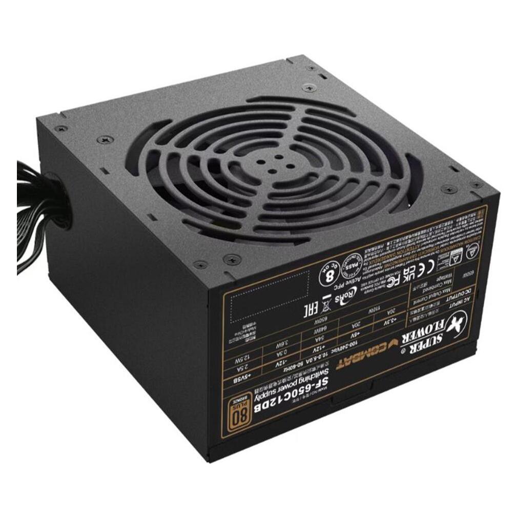 Super Flower Combat DB Netzteil, 80 PLUS Bronze, ATX 2.52 - 650 Watt (650 W) (SF-650C12DB)