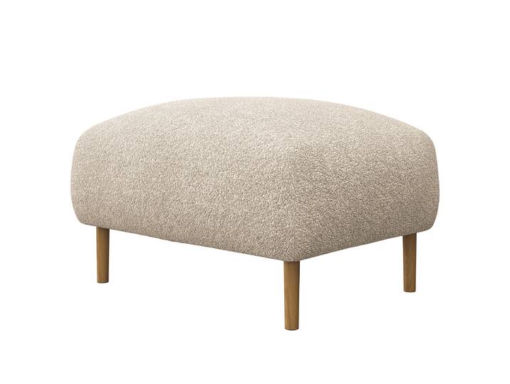 Lampe de table Tycho 80 x 42 x 64cm Beige Tissu Bouclé Coletta: Beige