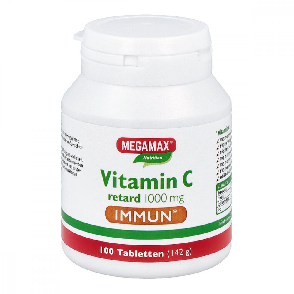 Megamax B.V. Vitamin C Retard 1.000 mg Immun Megamax Filmtabletten 16662387