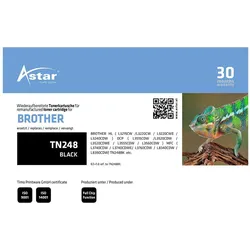 Astar, Toner, AS20496 BROTHER TN248BK HL Toner (BK)