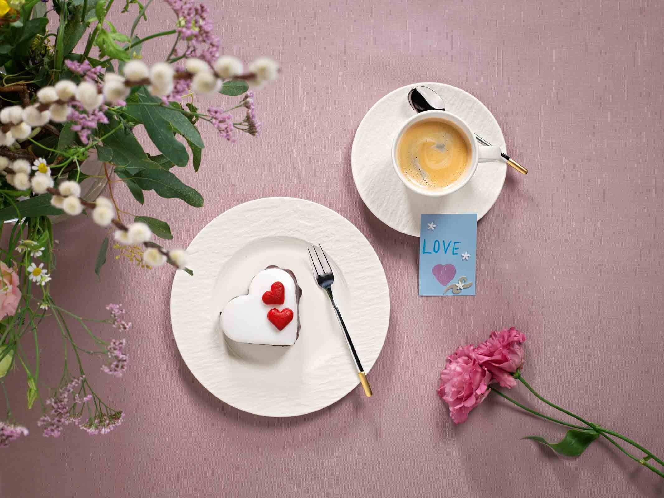Esslöffel VILLEROY & BOCH "Latte-Macchiato-Löffel Ella 19,8 cm 6er Set edelstahl", silber (edelstahl), B:2cm L:19,8cm, Esslöffel, Spülmaschinenfest