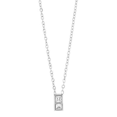 Kette ohne Anhänger ADELIA´S "Halskette mit Anhänger – aus Edelstahl", silber, Halsketten, Damen, 42cm, Edelstahl, Ideal als Geschenk für besondere Anlässe