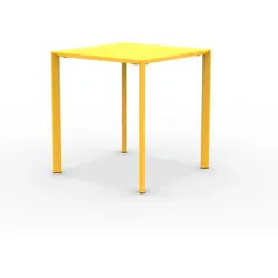 Robuster Gartentisch Fox 70x70 cm gelb GI