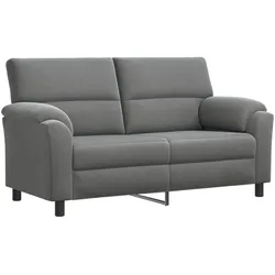 vidaXL, Sofa + Bettsofa, Sofa-Set 2 pcs Dunkelgrau Samt